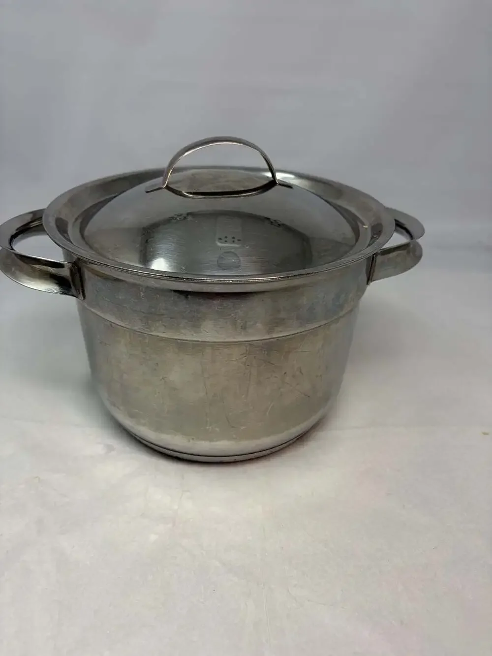 Hackman Stainless Steel 18/10 2 QT Stockpot with Vented Lid Made in Finland